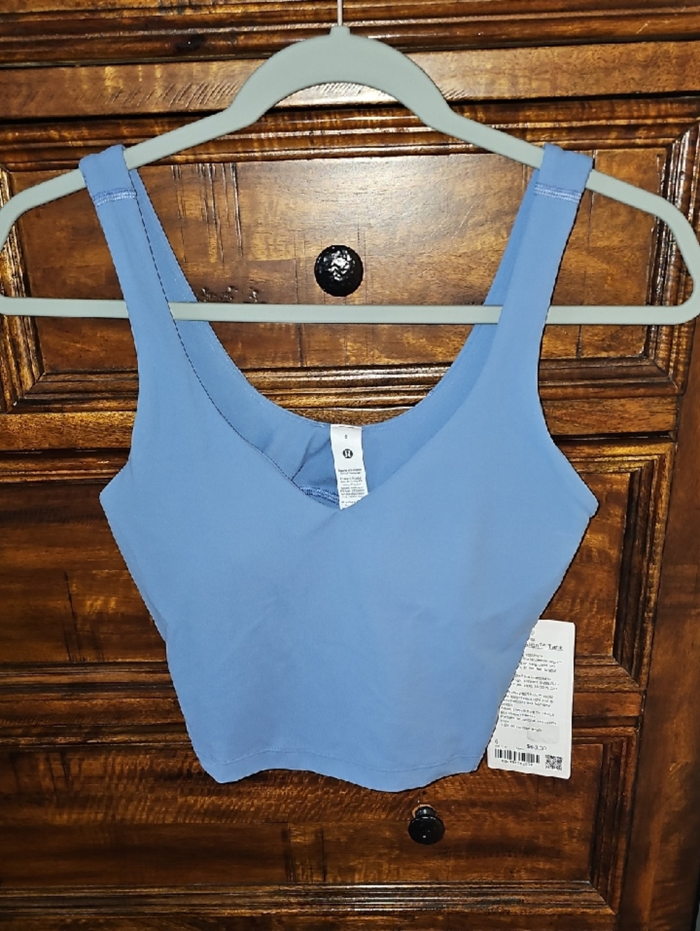 Lululemon Align Tank, Sz 6! Tight Fit, Cropped Length! Prep Blue!
